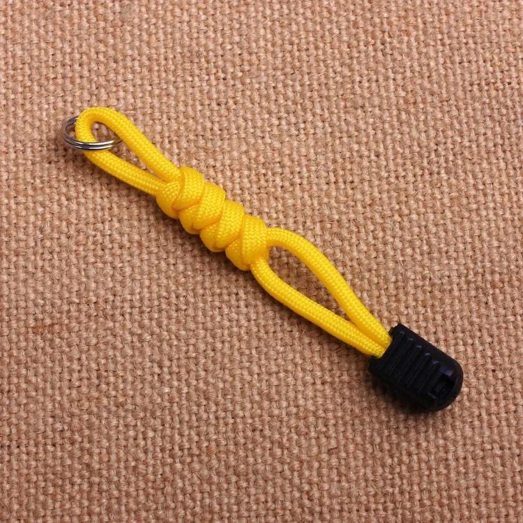 Multi-purpose Keychain Holder Durable Strong Polyester Lanyard Creative Zipper Puller Knife Keychain Pendant