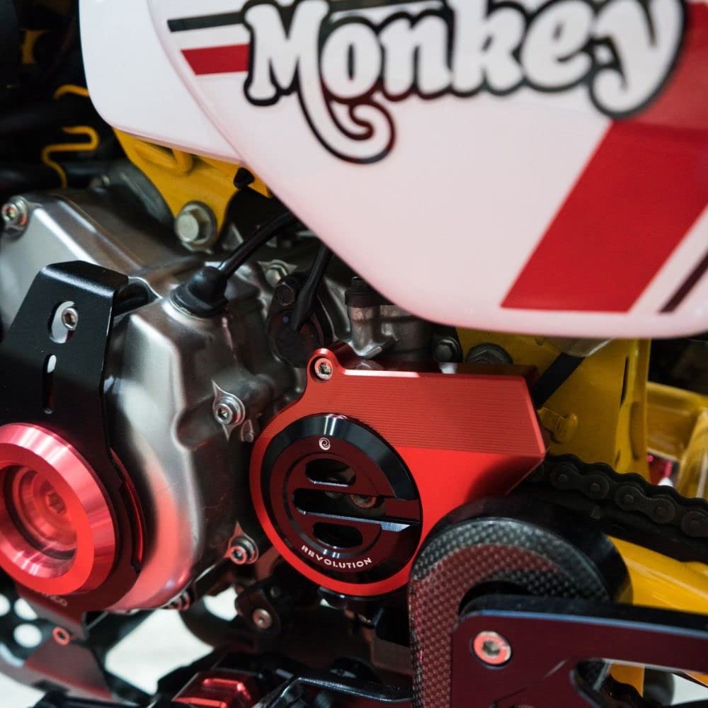 GTR Revolution Крышка передней звезды Honda Monkey 125 Dax ST125 Для MONKEY125 DAX ST125 JB03 JB04 (черный)