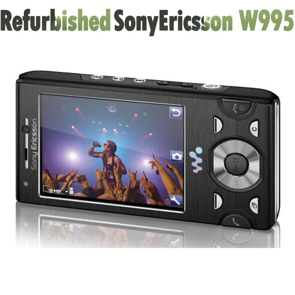Восстановленный оригинальный мобильный телефон Sony Ericsson W995 GMS 3G с 1 SIM-картой