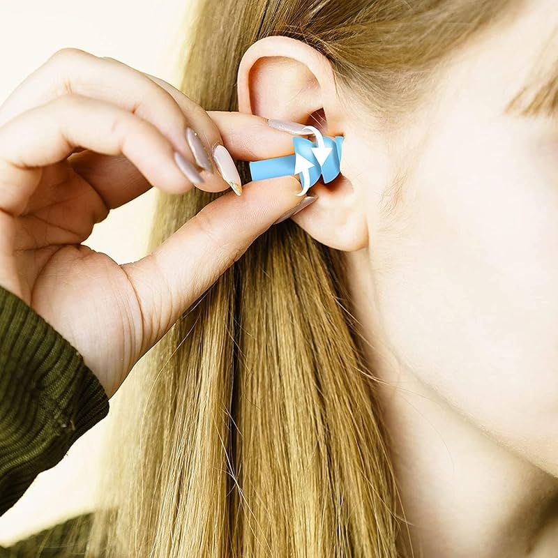 Ear Plugs for Sleeping Soundproofing Sleep Well Hearing Protection Swimmable Silicone Soft Soundproof Washable Reusable Ear Plugs 4 Pairs