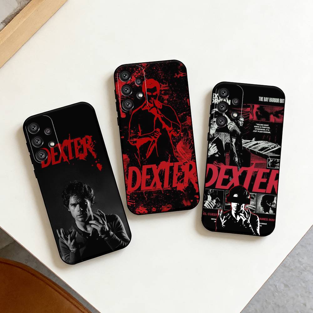 D-Dexter Morgan Phone Case For Samsung S25,S24,S21,S22,S23,S30,Ultra,S20,Plus,Fe,Note,10,9,5G Black Cover
