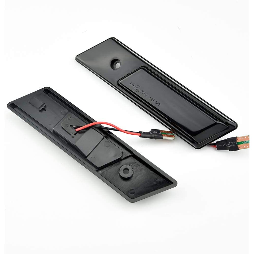 2 шт. Динамический светодиодный боковой габаритный фонарь крыла, указатель поворота крыла, мигающий индикатор, совместимый с BMW 3 5 7 серии E32 E34 E36