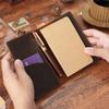 Vintage Cowhide Leather Travel Journal - Handmade Diary Notebook