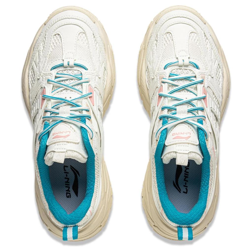 Li Ning Brown Sugar 2 Versatile Retro Thick Sole Fashion Trend Shock Absorption Non-Slip Wear-Resistant Support Low-Top Casual Shoes AGCV124-1