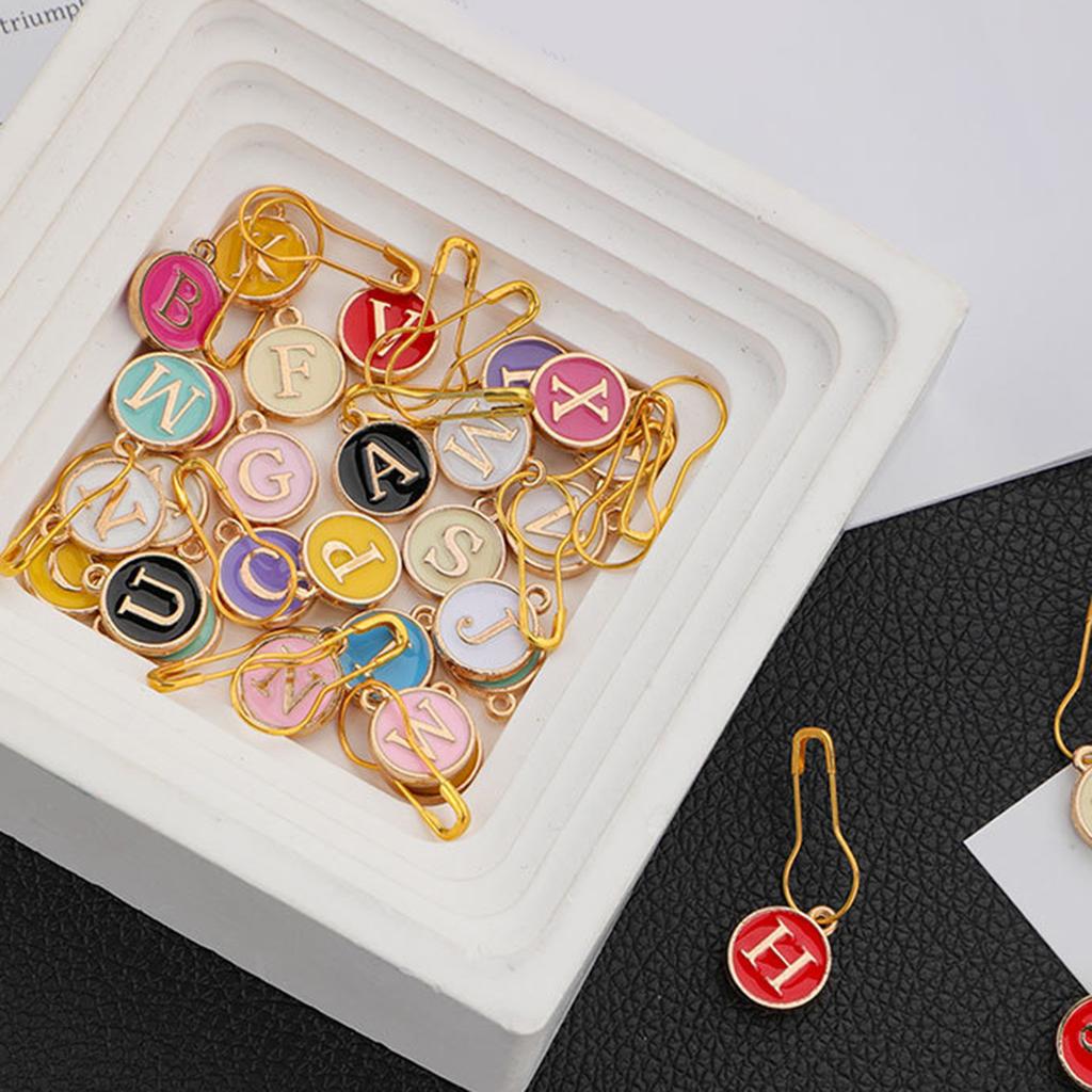 Маркеры для вязания Практичные маркеры для вязания Буквы Маркеры для вязания крючком Держатель для вязания Инструмент для вязания для поделок