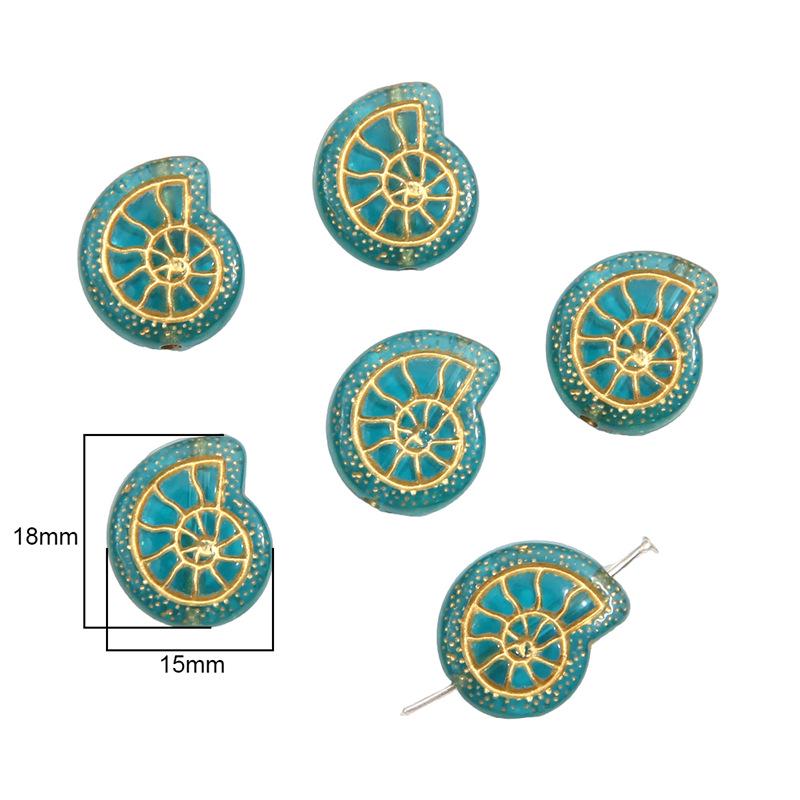 Барочные позолоченные овальные плоские бусины-оливки для изготовления украшений и серег своими руками