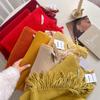 2024 New Scarf Women's Autumn and Winter Solid Color Imitation Cashmere Student Long Style Big Shawl for Warmth and Dual-use Thick Scarf
