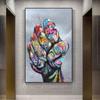 Graffiti Street Art Power of First Art Canvas Posters and Prints Abstract Art Paintings On The Wall Pictures Home Decor Cuadros