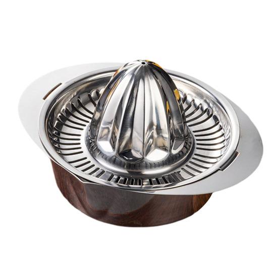 Manual Juicer Lemon Orange Squeezer Portable Hand Press Stainless Steel Citrus Juicer for Home Kitchen