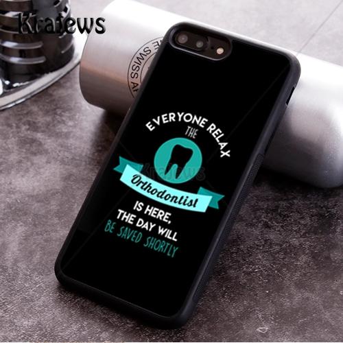 Krajews Чехол для телефона Стоматолог Зуб Стоматологический гигиенист Для iPhone 17 Air 16 15 14 plus 11 12 13 Pro Max чехол