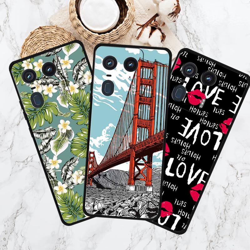 Чехол для Motorola Moto X50 Ultra 5G/Edge 50 Ultra 5G с рисунком, мягкий ТПУ, чехол для мобильного телефона