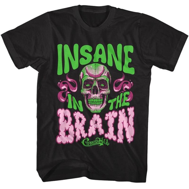 Футболка с логотипом-черепом Cypress Hill Insane In The Brain Размеры S 5XL