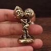 Copper Material Couple Ornament Miniature Size Lovers Figurine Man Woman Figurines  Couple Gift
