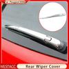 4 шт. хромированная накладка на стеклоочиститель заднего стекла автомобиля для Peugeot 3008 2013 2014 2015 наклейка на заднее лобовое стекло Стайлинг