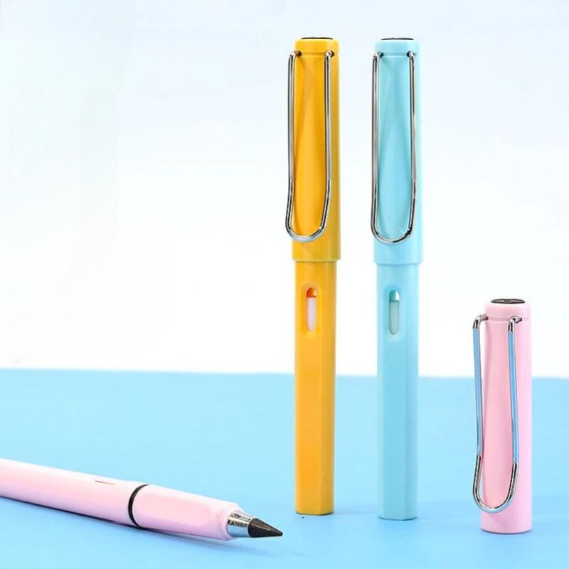 5 шт., ультра-прочный неограниченный цвет, карандаш с металлическим наконечником, новинка, ручка без чернил, инструмент для рисования эскизов, канцелярские принадлежности, школьные принадлежности