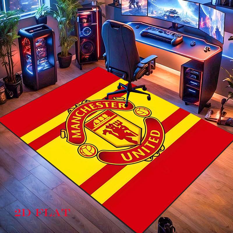 Ковер Man Utd для гостиной, спальни, дома, украшение дивана, нескользящий коврик для детских игр