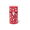 X Yayoi Kusama Дорожный чехол Монограмма Дизайн в горошек 100 мл Дорожная кожаная сумка для духов Женский дорожный чехол Красный Белый LSO562