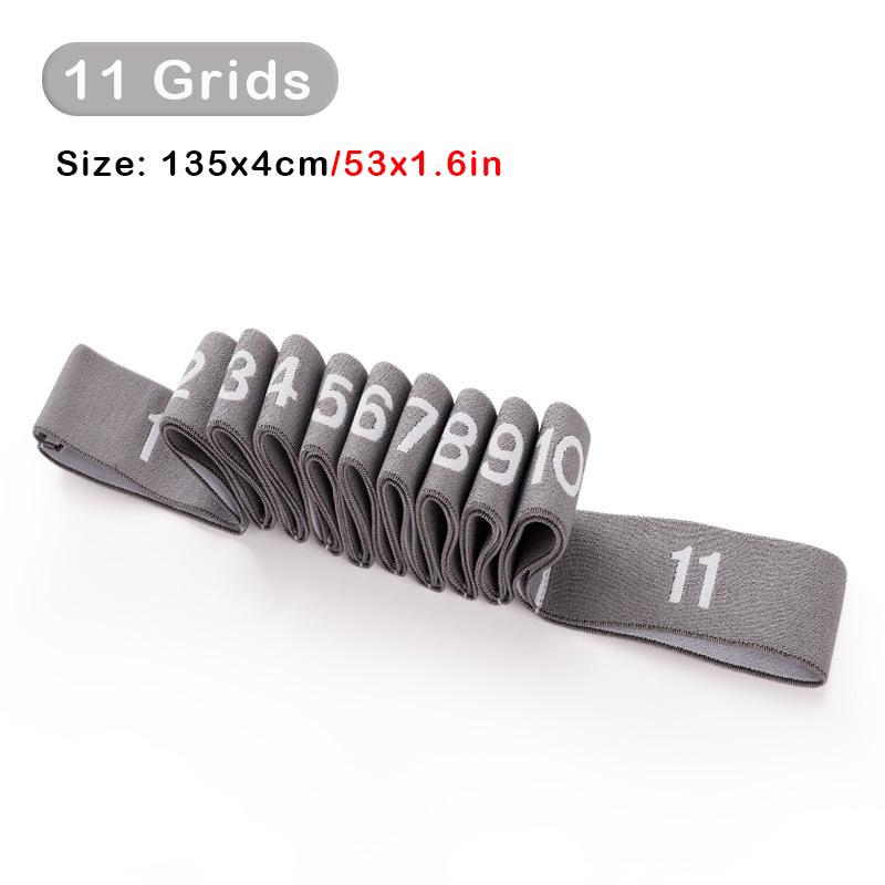 Ремень для йоги, многосекционный эластичный ремень для йоги, растягивающаяся лента для латинских танцев для взрослых и детей, фитнес-группы для спортзала