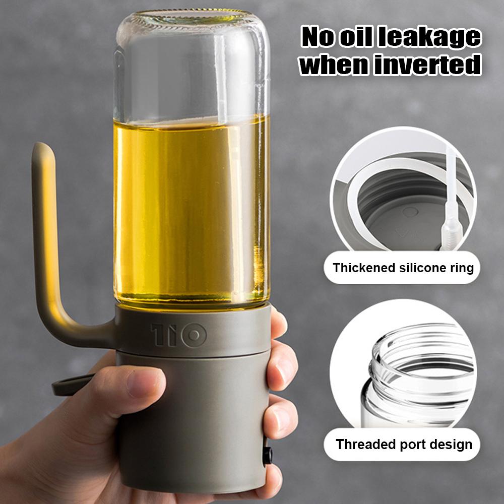 Oil Sprayer for Cooking 250ml Olive Oil Glass Spray Bottle Leakproof Kitchen Gadgets Accessories