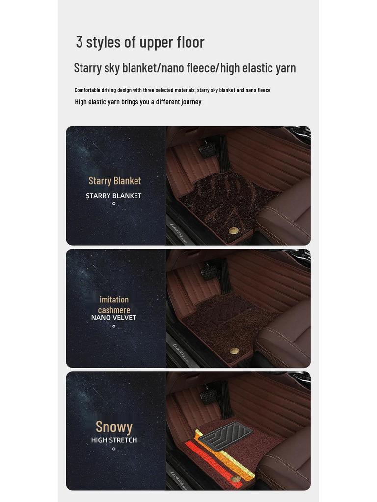 Wuling Bingo Full Coverage Car Floor Mats for Interior Decoration