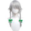 Cosplay Wig Izayoi Sakuya Silver Heat-Resistant Wig for Cosplay, Photoshoots, and Festivals