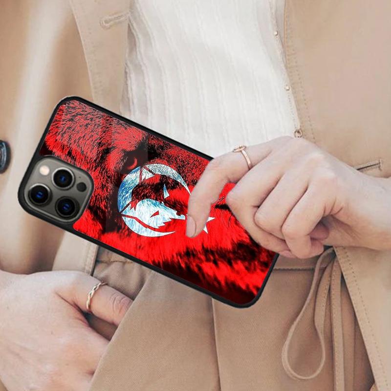 Республика Турция Реалистичный Флаг Магнитный Чехол для Телефона для APPLE iPhone 17 Air 16 14 13 12 Pro Max 15 Plus Беспроводная Крышка MagSafe