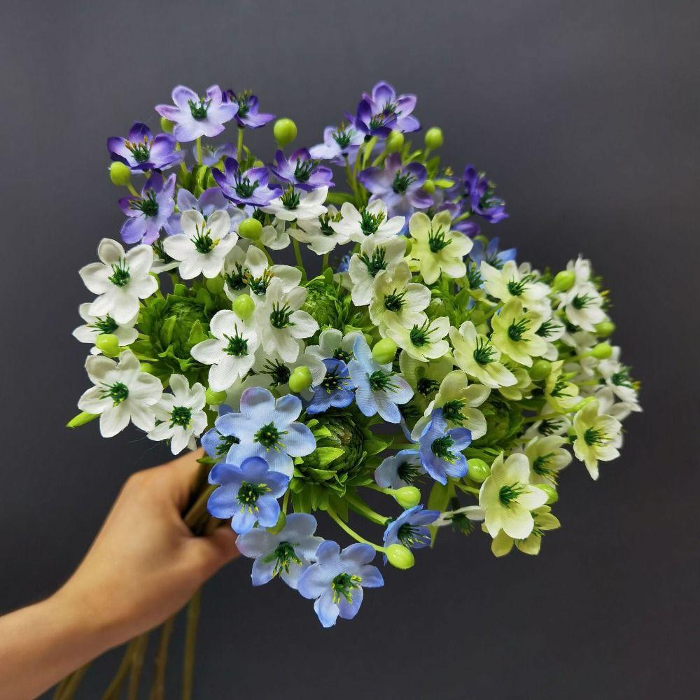 Искусственные цветы Real Touch, ветка, большое зеленое растение, цветочная композиция, искусственный цветок, дом, сад