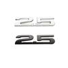 3D Metal 2.0 2.5 Letters Car Fender Emblem Rear Bag Badge Sticker For Mazda 3 6 Axela CX5 CX7 MX5 Chrome Black Accessories