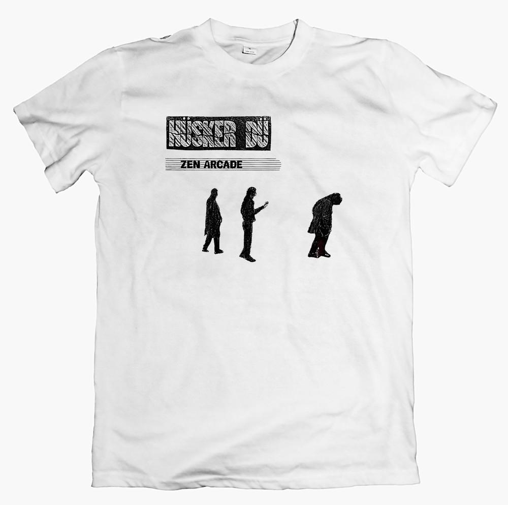 Husker Du Zen Arcade Tshirt 80s Alternative Indie Rock Punk Band Tee Unisex