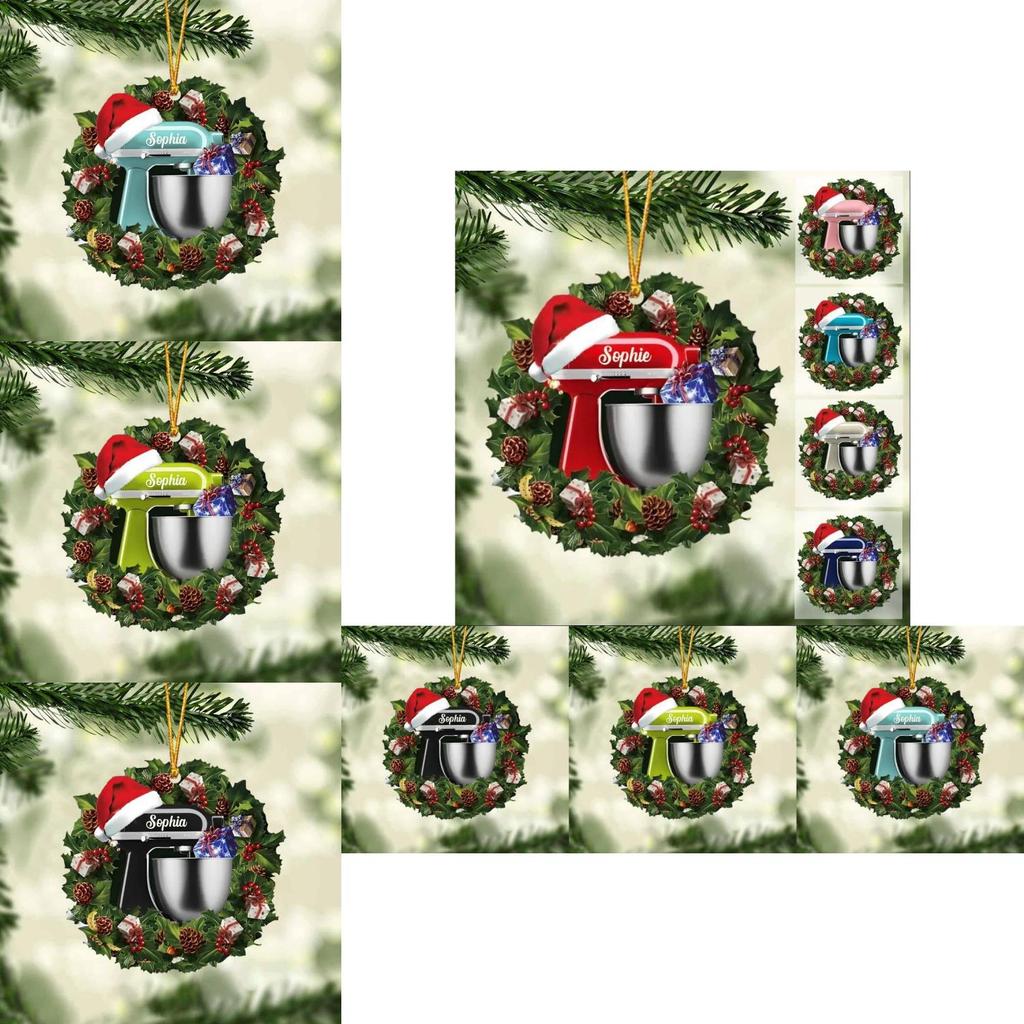 Уникальный акриловый брелок-миксер для выпечки Стильный праздничный декор для рождественских елок