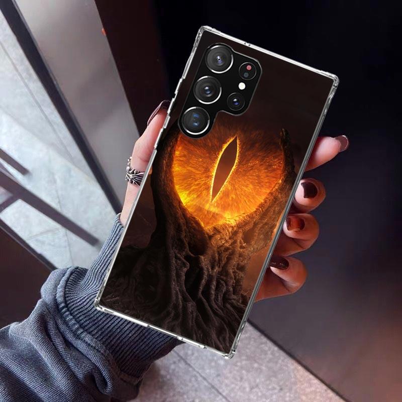 Чехол для телефона L-Лорд Колец R-Rings Для Samsung Galaxy S23 S24 S25 Edge S26 Ultra S22 + S21 Plus S20 FE Чехол Силиконовый Печать Sh