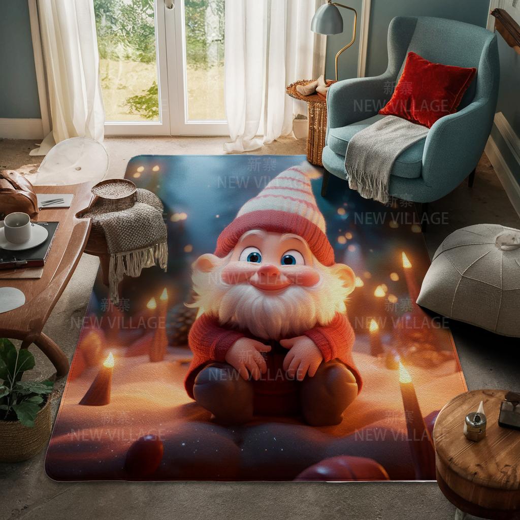 Ковер у входа в дом Домашний коврик у двери Гостиная Ванная Комната Ноги ванная комната Нескользящие коврики с водопоглощением для ванной Счастливого Рождества зима