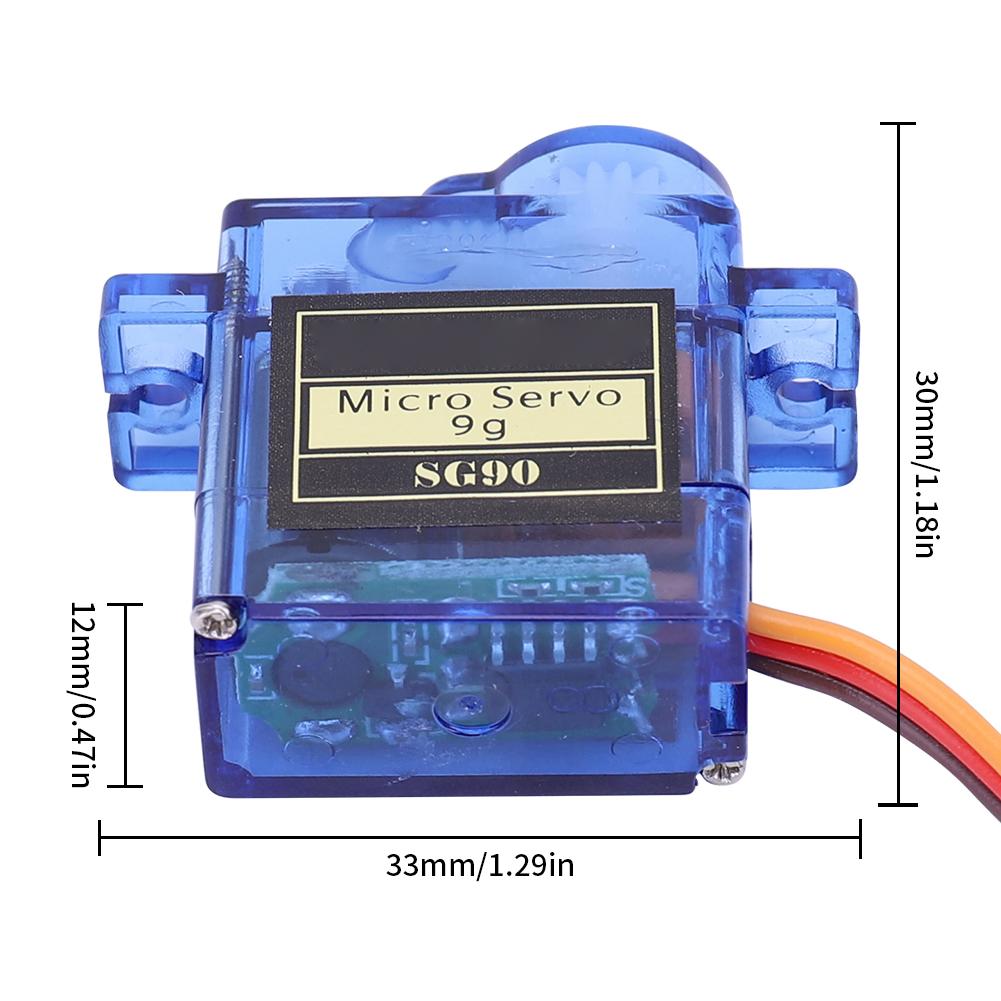 20-1PCS SG90 9G Micro Digital Servo Motor Fixed-Wing Micro Gear Servo Motor 180/360 Degrees for RC Helicopter Aircraft Airplane
