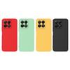Подходит для Xiaomi 17 ProMax: Мягкий защитный чехол из жидкого силикона, однотонный, простой дизайн