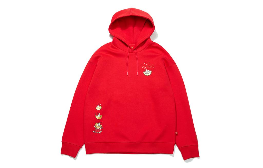 Li Ning Sports Life Collection Sweatshirt Women's Vermilion AWDT056-1