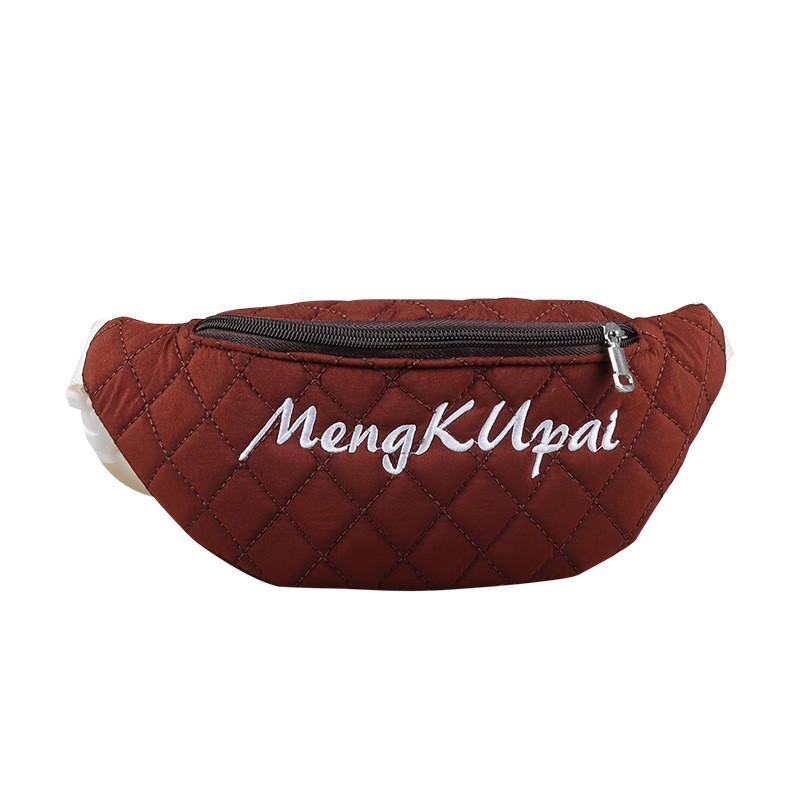 Модная и стильная детская холщовая поясная сумка для мальчиков и девочек с дизайном алфавита в современных цветах