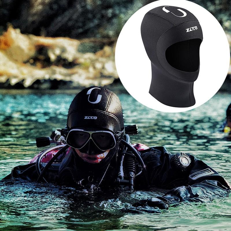 3mm Neoprene Dive Cap Snorkeling Surfing Swimming Warmth Unisex Adult Head Cover