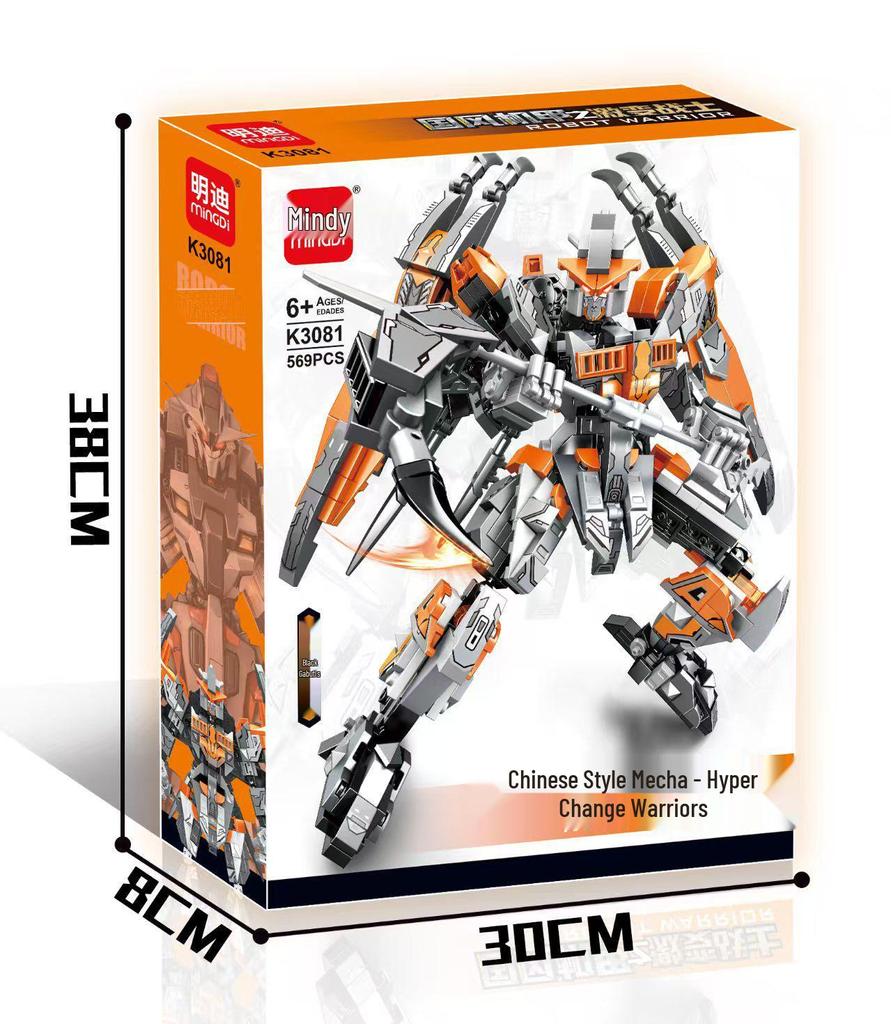 Китайский игрушечный конструктор Меха: Военная модель для мальчиков и девочек – Образовательный набор для сборки военной машины