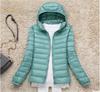 Women Puffer Jacket 8 Colors Plus Size  Female Ultra Lightweight Packable Hooded Down Coats