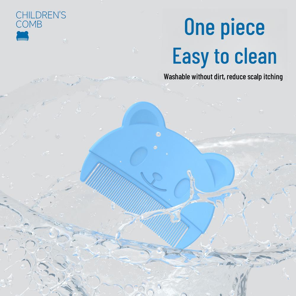 Детская расческа в форме медведя для удаления колпачков - подходит для мальчиков и девочек