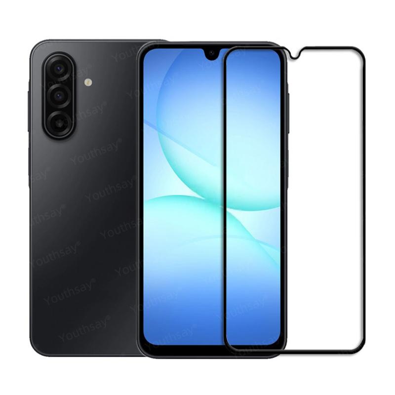 Для Samsung Galaxy A17 Защитное стекло Full Cover Samsung Galaxy A17 Защитная пленка для экрана 9H Защитная пленка для линзы Samsung Galaxy A17