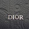 Dior 2ESCH178FLG_H00N Card Case Black Calfskin Mens