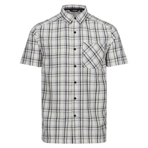 Regatta Mens Mindano VIII Checked Short-Sleeved Shirt
