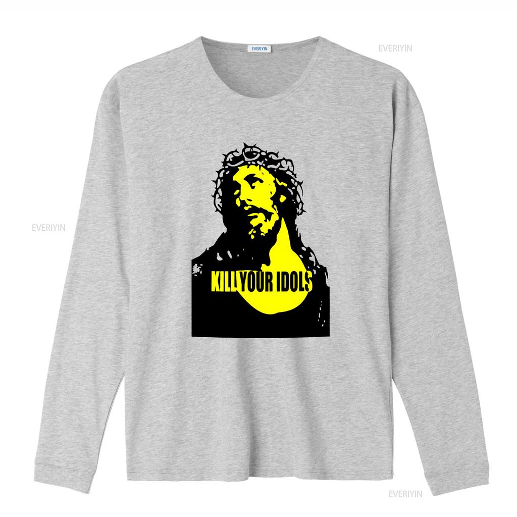 Kill Your Idols Jesus Punk Rock Music T Shirt Bold Design for Rebellious Souls vintage Washed Stylish Comfortable Unisex