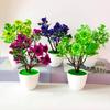 Artificial Potted Plants Fake Flower Bonsai Home Ornaments Desktop Hotel Decor