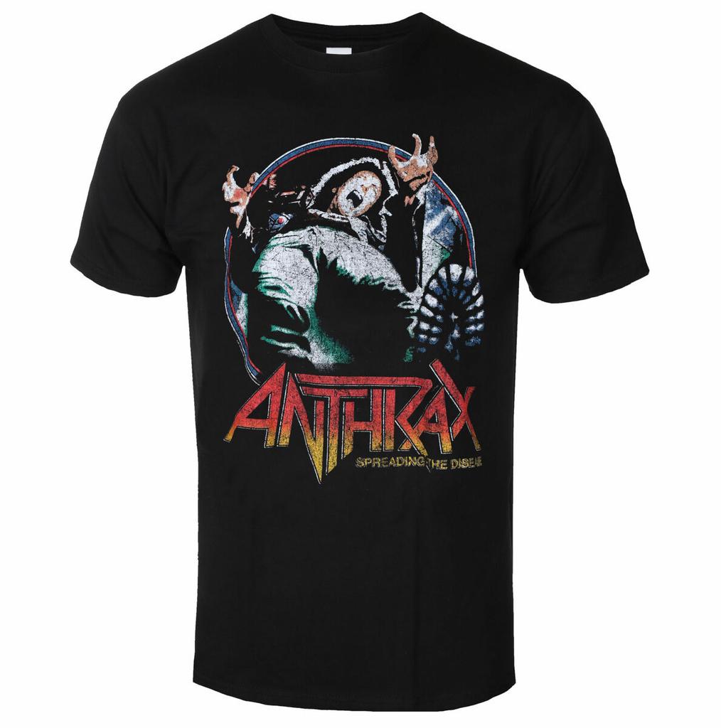 2026 Anthrax Band Graphic Cotton Tshirt Unisex Summer Short Sleeve Fashion Brand Tee Luxury Casual Vintage Retro Top