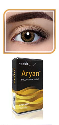 Aryan Quaterly (3 Months) Color Contact Lens (-2.50 Sweet Honey)