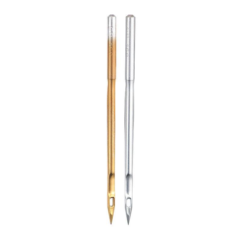 Иглы Groz-Beckert DPX17 с титановым покрытием для прямострочных, двухигольных и компьютерных вышивальных машин - Термостойкие.