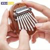 8-клавишная мини-деревянная калимба, высококачественное изысканное пианино для большого пальца, маримба, музыкальный хороший аксессуар, кулон, подарок