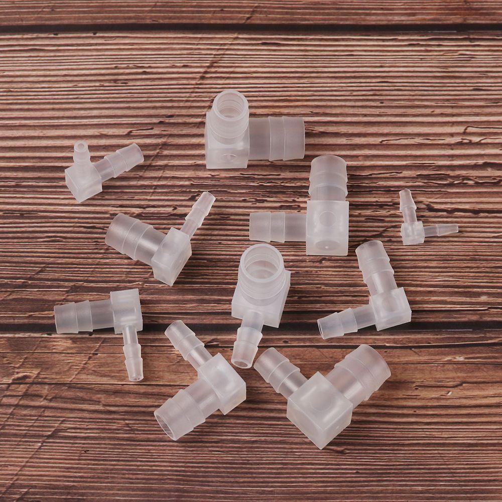 10 шт. 4-20 мм угловые соединители PP пластиковые пагоды шланговые соединения аквариумные фитинги воздушный насос аэратор